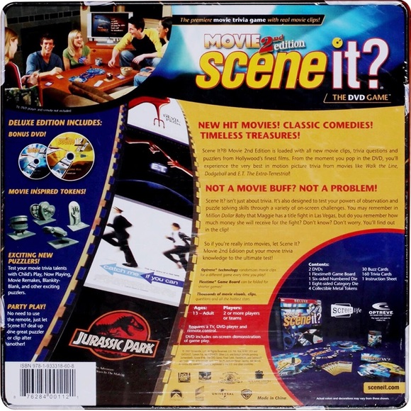 NWT Movie Scene it? 2nd Edition Deluxe The DVD Game Screenlife 100% COMPLETE - Picture 3 of 11
